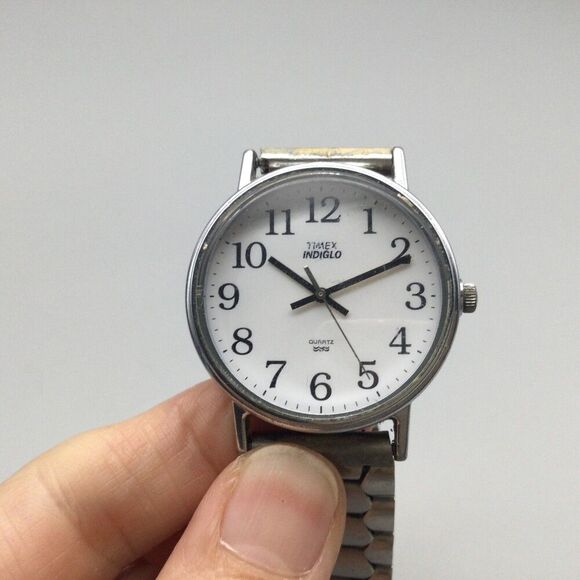 Timex Silver and White Men's Watch - Picture 10 of 15